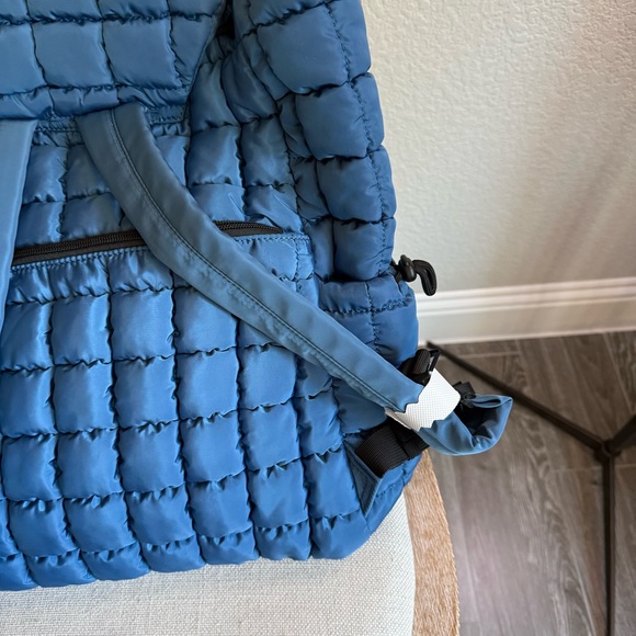 Free people quilted hiker backpack French blue - Picture 4 of 6